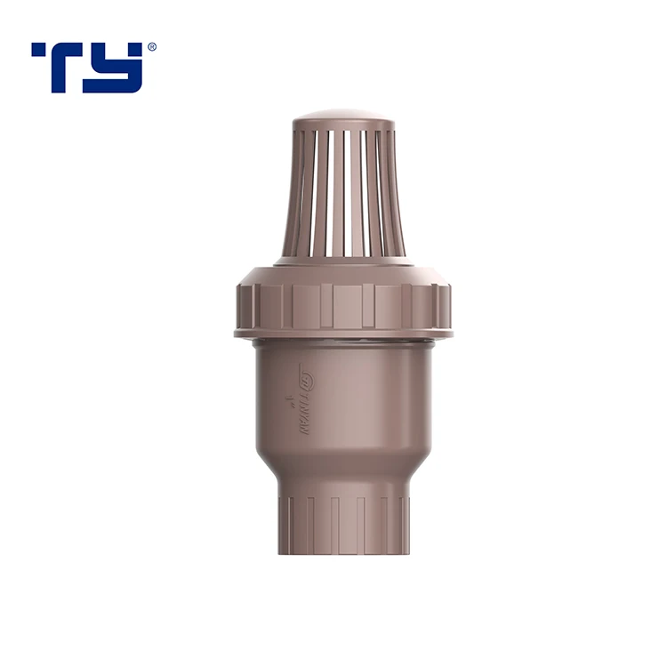 Professional Factory Made Screw Bottom PVC Female Thread Foot Valve PVC check valve
