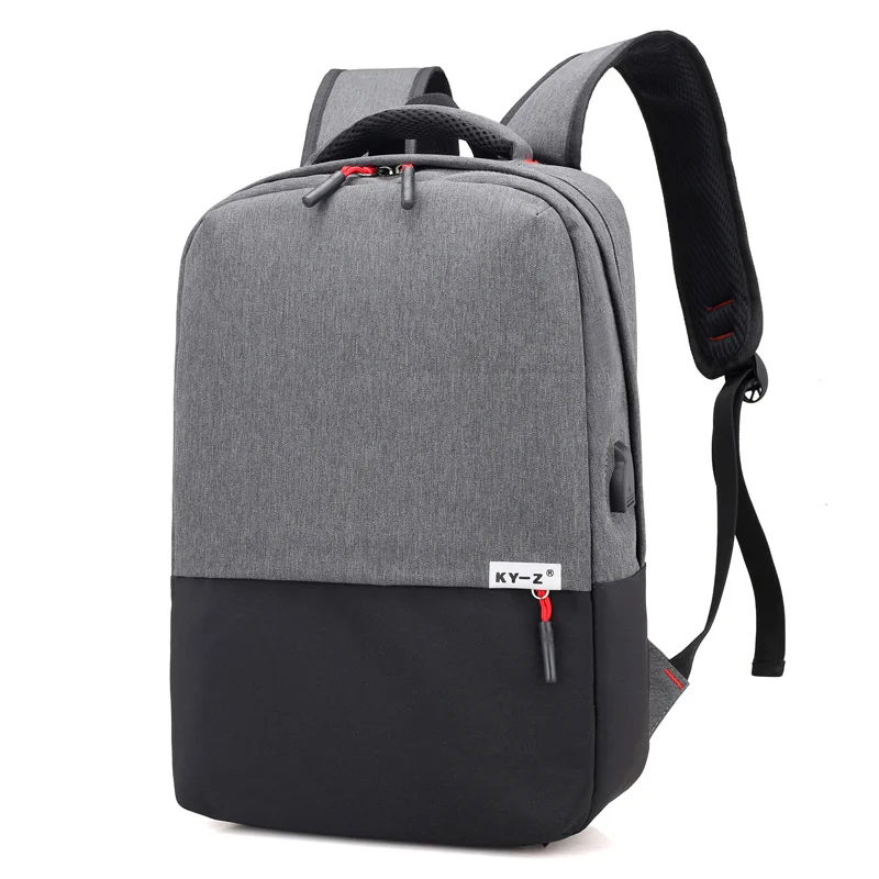 custom stylish Two colors outdoor backpacks travel back pack waterproof laptop usb backpack with Cheap price