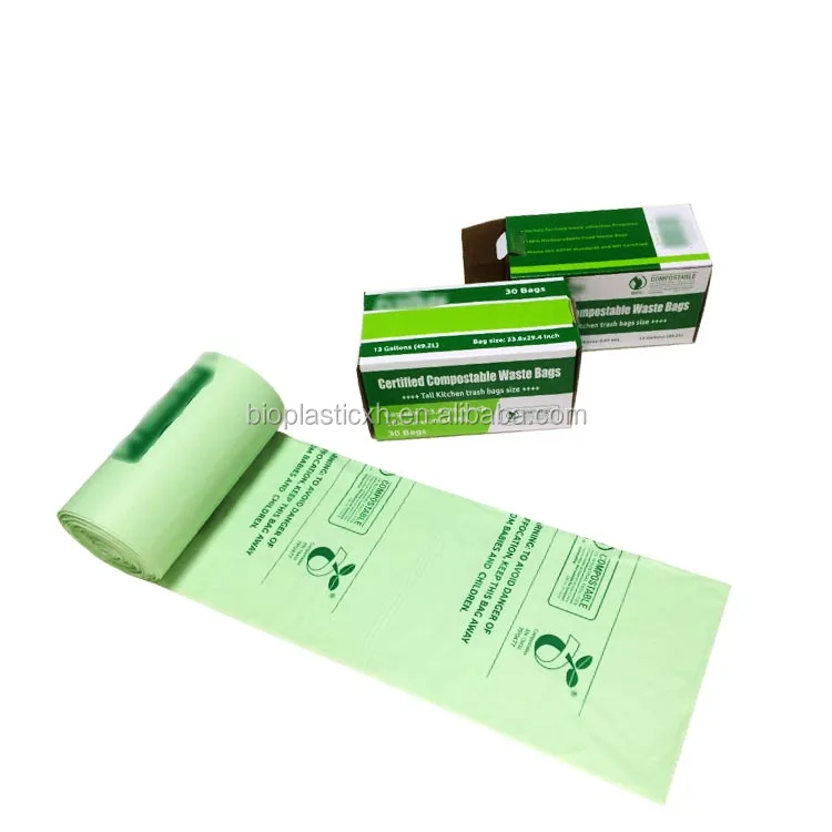 eco friendly biodegradable plastic trash compactor bags