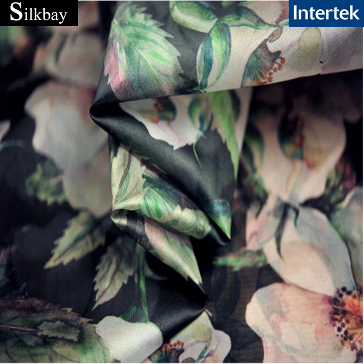 100% silk satin organza sillk fabric Raw silk fabric