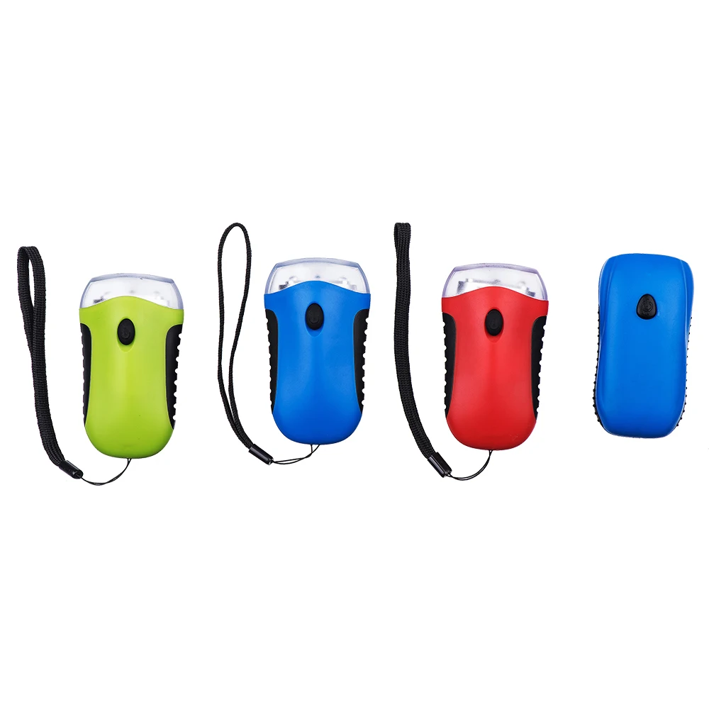 Rechargeable Mini Hand Crank Dynamo Led Flashlight