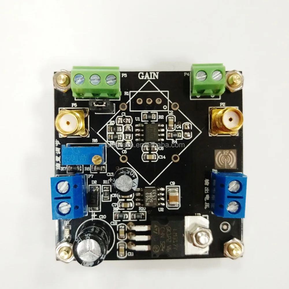 Taidacent AD620 Module High-Precision Instrumentation Amplifier Single-Ended/Differential Out Portable Amplifier Plate Amplifier