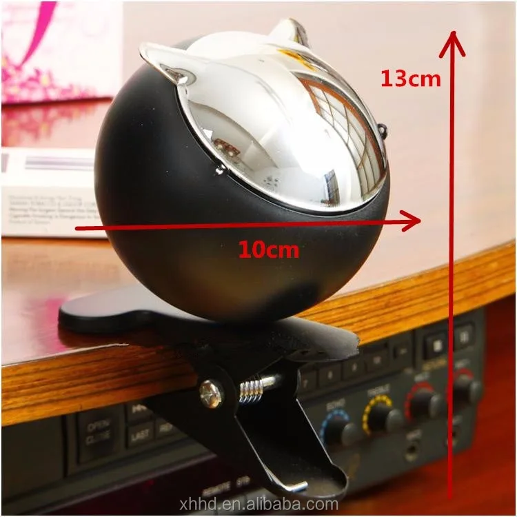 High Quality Funny Design Metal Ashtray With Cilp Cigarette Cendrier Smoking Cinzeiro For Table Home Accessories Decoration