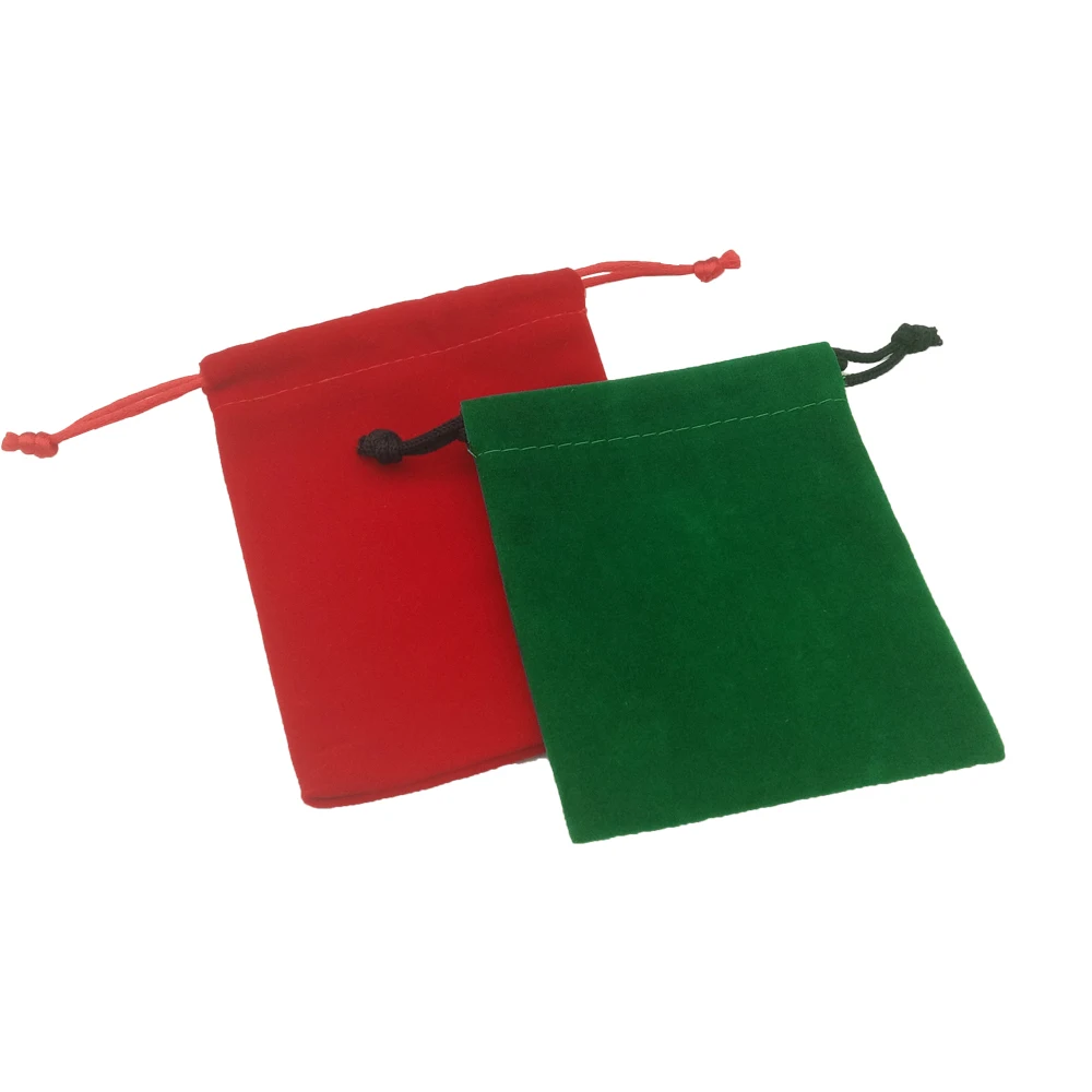 Custom Logo Recyclable Gift Ring Earings Bag Drawstring Packaging Velvet Pouch Flannelette Jewelry Bag