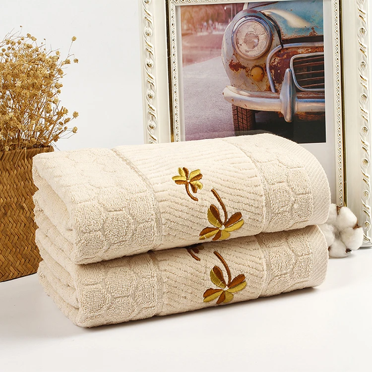 
Cheap plain solid color 100% cotton beach towel thick bath towel 