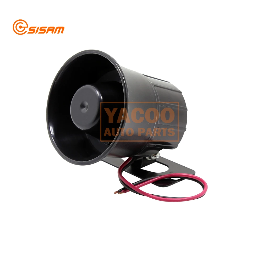 12V Factory Made Cheap Auto Siren Alarm Buzzer Horn with Dual Tone Electric Speaker