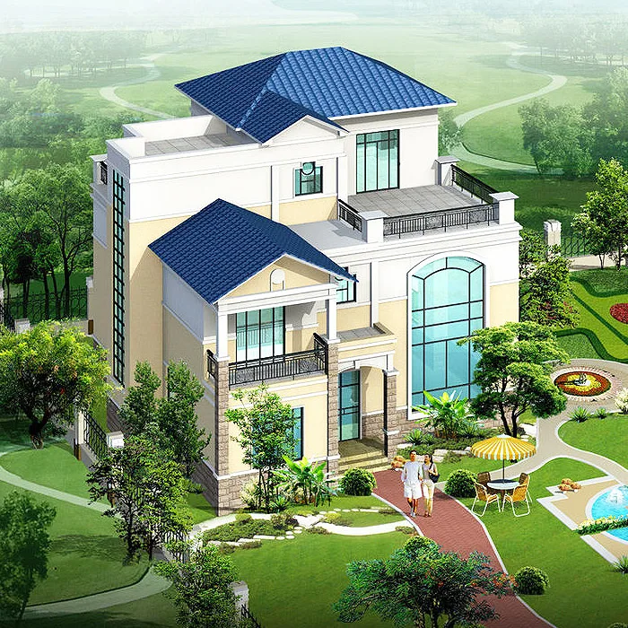 Holiday house prefabricated luxury villa