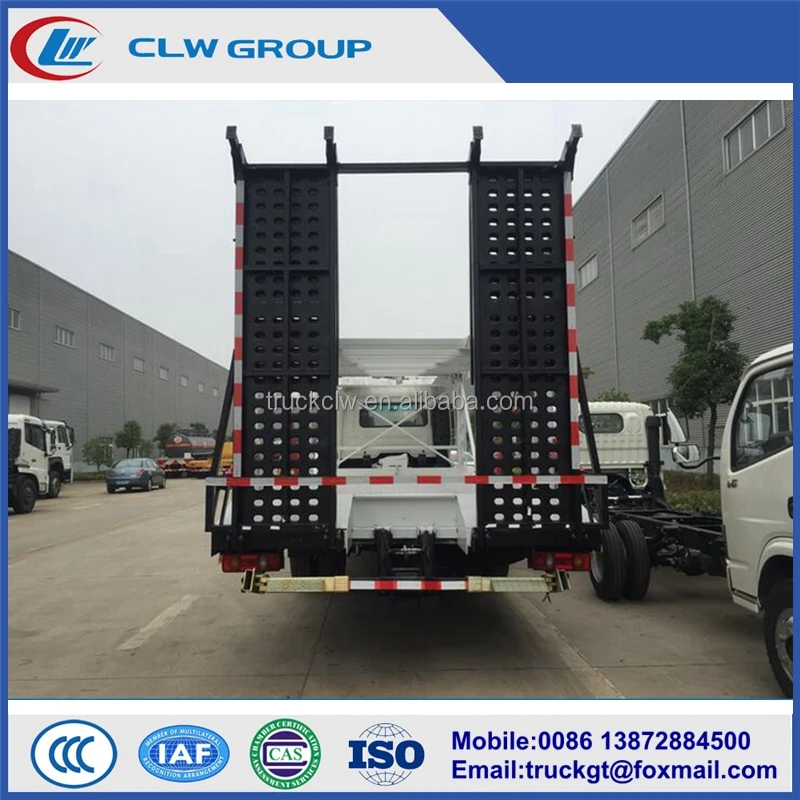 Emergency Car Carrier slide bed rescue truck 10 ton flatbed tow truck Customized one drive three four car
