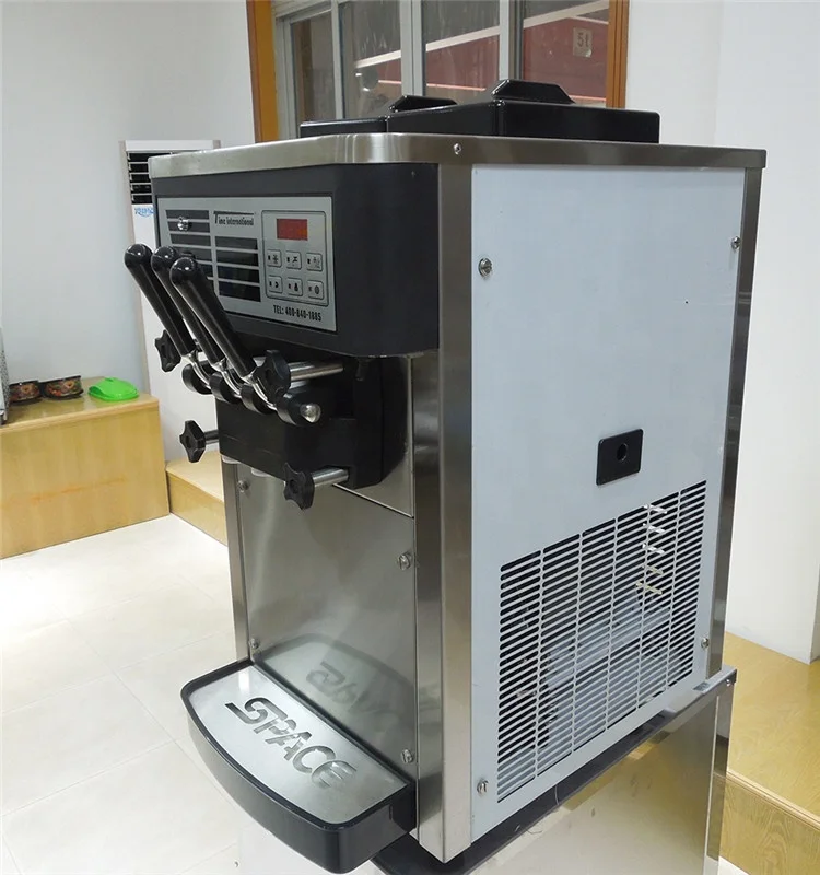 china cheap table soft 3 nozzles soft serve ice cream machine