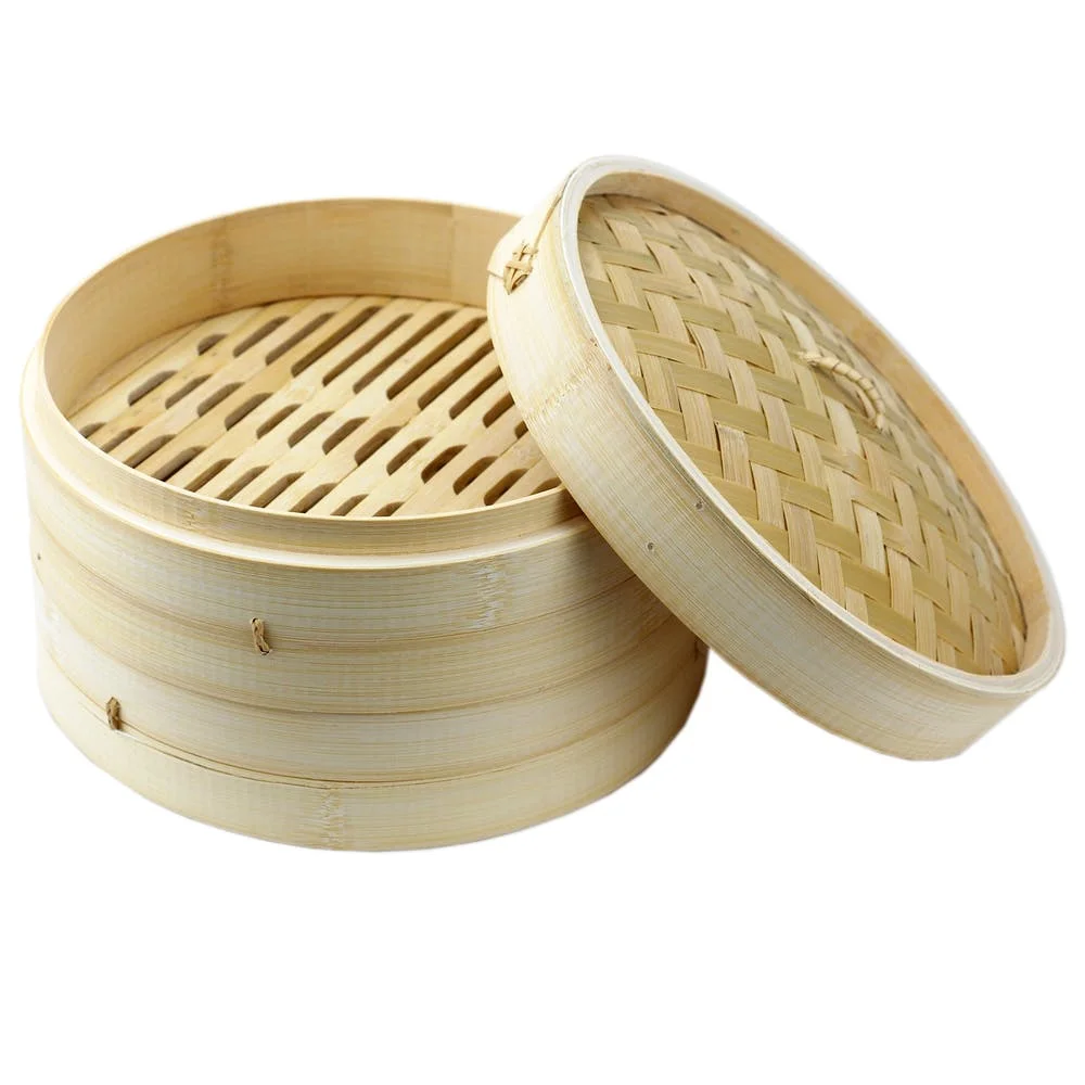 Wholesale mini dim sum square bamboo steamer basket for sale