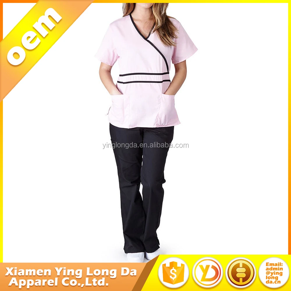 
OEM Supply woman scrub nurse uniforms Healthcare Clinics Nursing Homes 