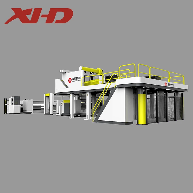 XHD-80/130/80*2400 Automatic Cast Film Line Machine With Four-air-shaft Center Winder