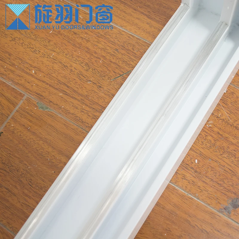 Высокое качество UPVC раздвижное окно Двойное закаленное стекло Индивидуальный размер современный дизайн Заводская цена Горизонтальное пластиковое