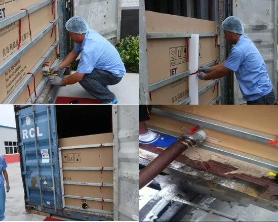 Транспортный жидкий контейнер LET Flexitank для неопасного гидравлического масла и рицинуса