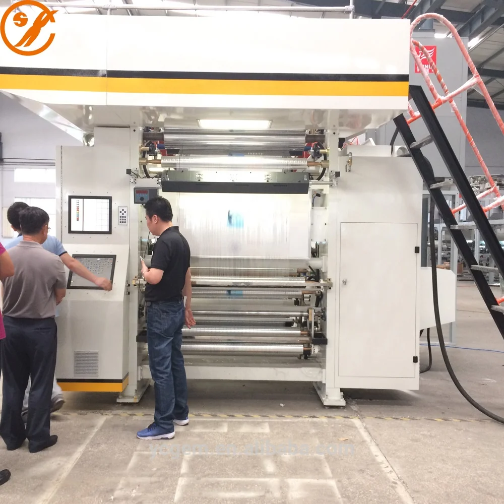 250 m/min plastic film rotogravure printing machine in flex package