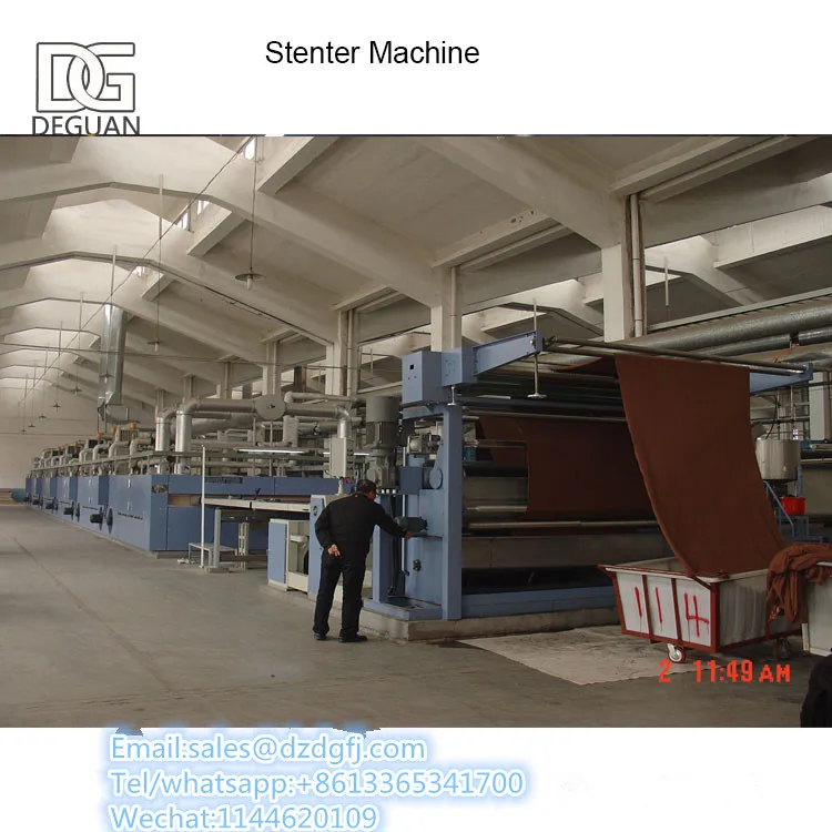 Тепловой нагрева нефти текстильная отделка stenter машина