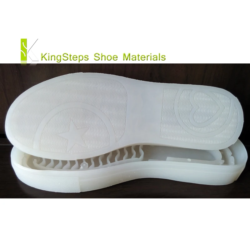 Transparent TPR shoes outsole for USB chargeable LED light 7 colors sizes 34#-44# made in Jinjiang KS-6901