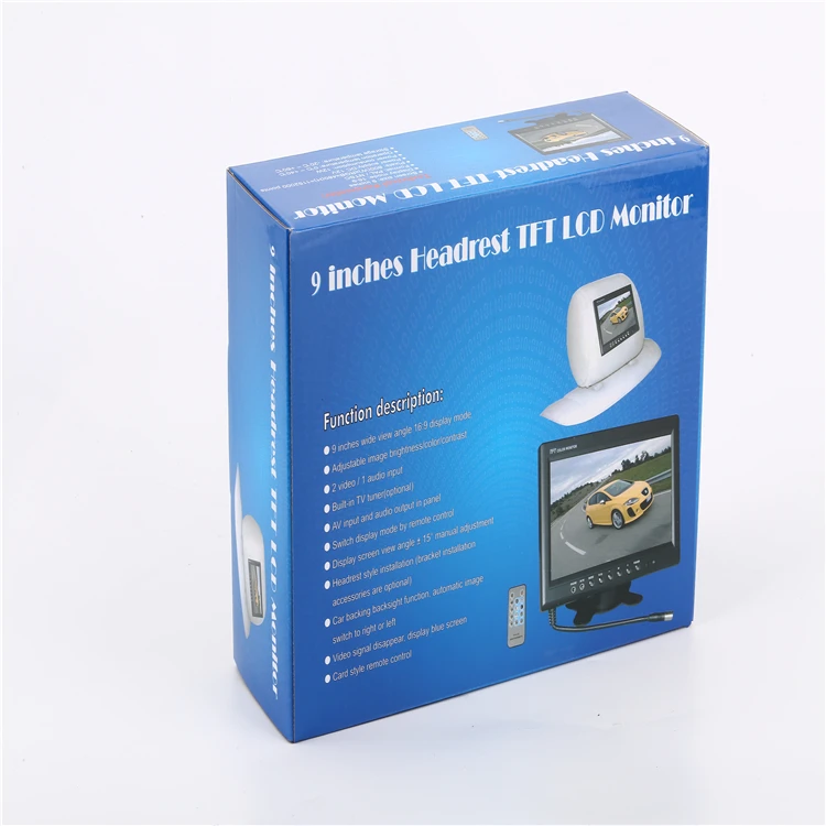 7 inch TFT LCD video input car monitor for buses
