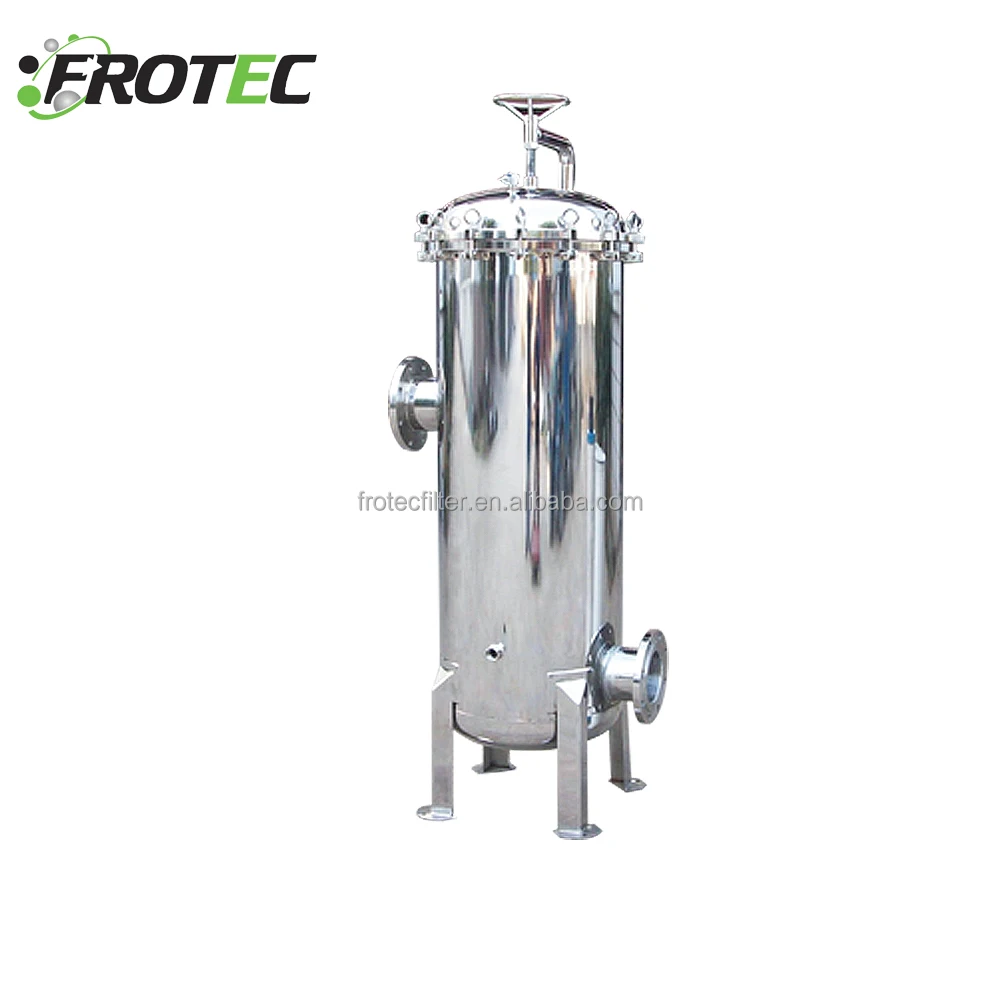 SS304 High Flow Cartridge Filter Housing For Water Treatment/Bag Filter Housing