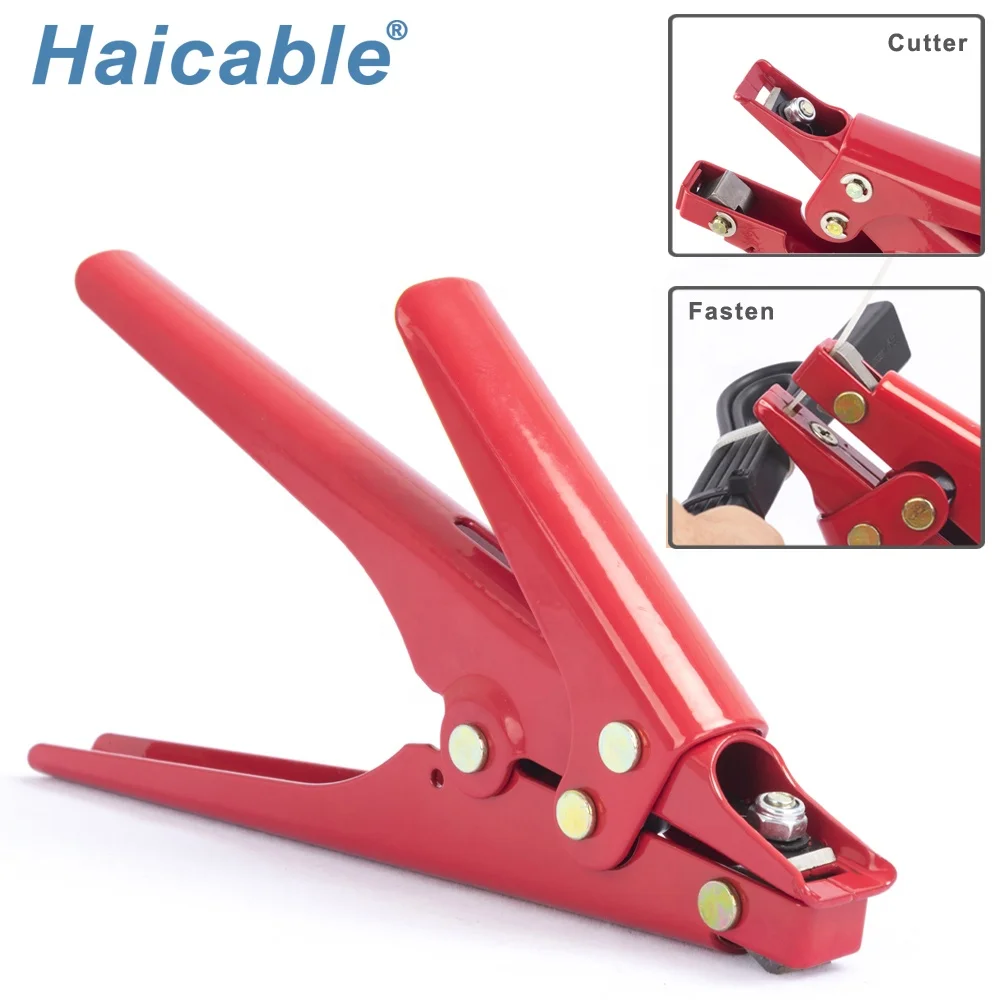 Nylon Cable Tie Tension Tool HS-519 Width 9mm Plastic Cable Tying Tools