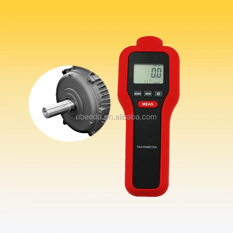 High accuracy laser type tachometer rpm meter for home