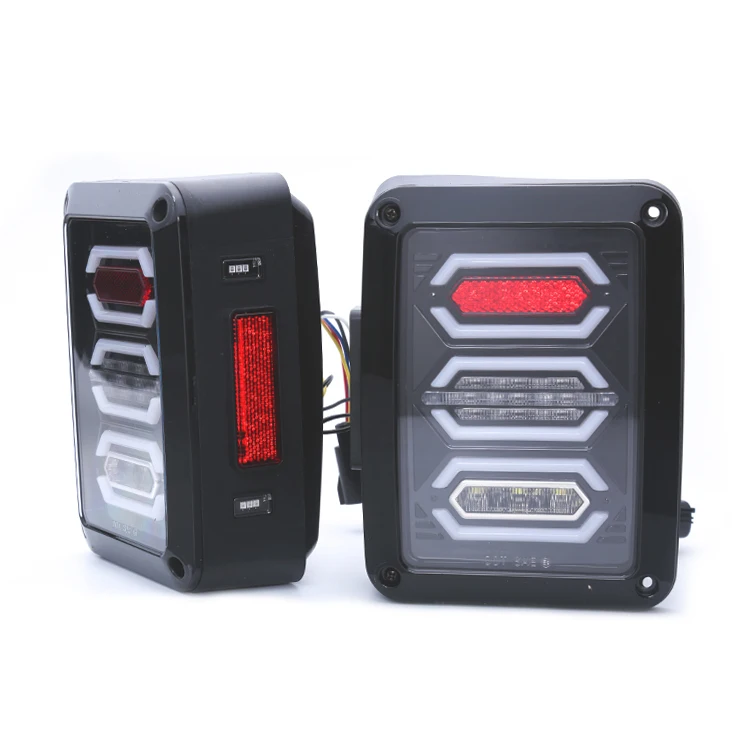 Factory Price LED Taillight 12V Reversing Brake Running Turn LED Tail Lamp for Jeep Wrangler JK