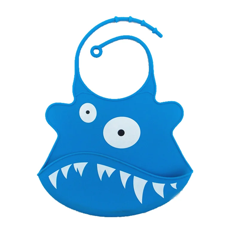 Baby Bibs, Novelty Creature Baby Girls Boys Silica Clasp Bibs