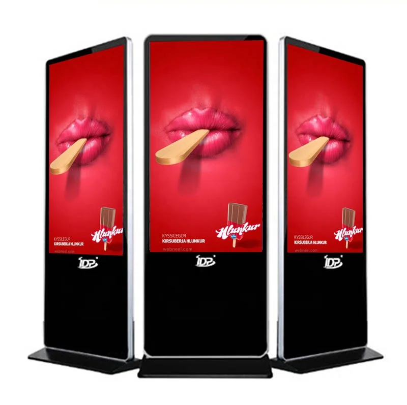 55 дюймов Заводская Android Wi-Fi напольная подставка для Емкостное касание сенсорный ЖК-экран рекламы киоск