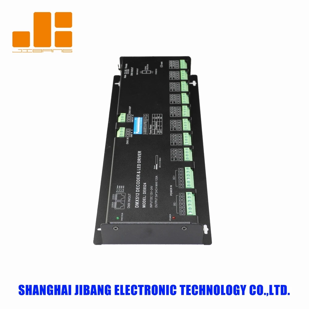 High Quality Constant voltage DMX512 decoder 24 channel dmx decoder