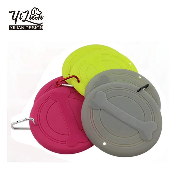 
Food grade Silicone dog flying saucer rubber flying saucer for dogs 