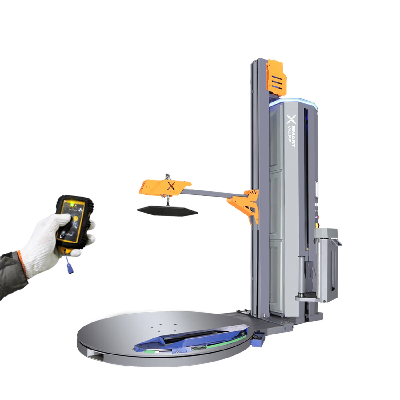 Trade assurance - Intelligent Fully Automatic Top Pressure Pallet Wrapping Machine