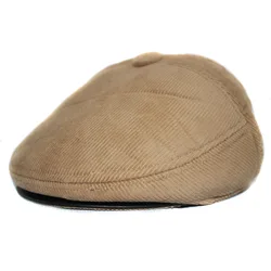 men women checked retro plaid detective golf ivy hat