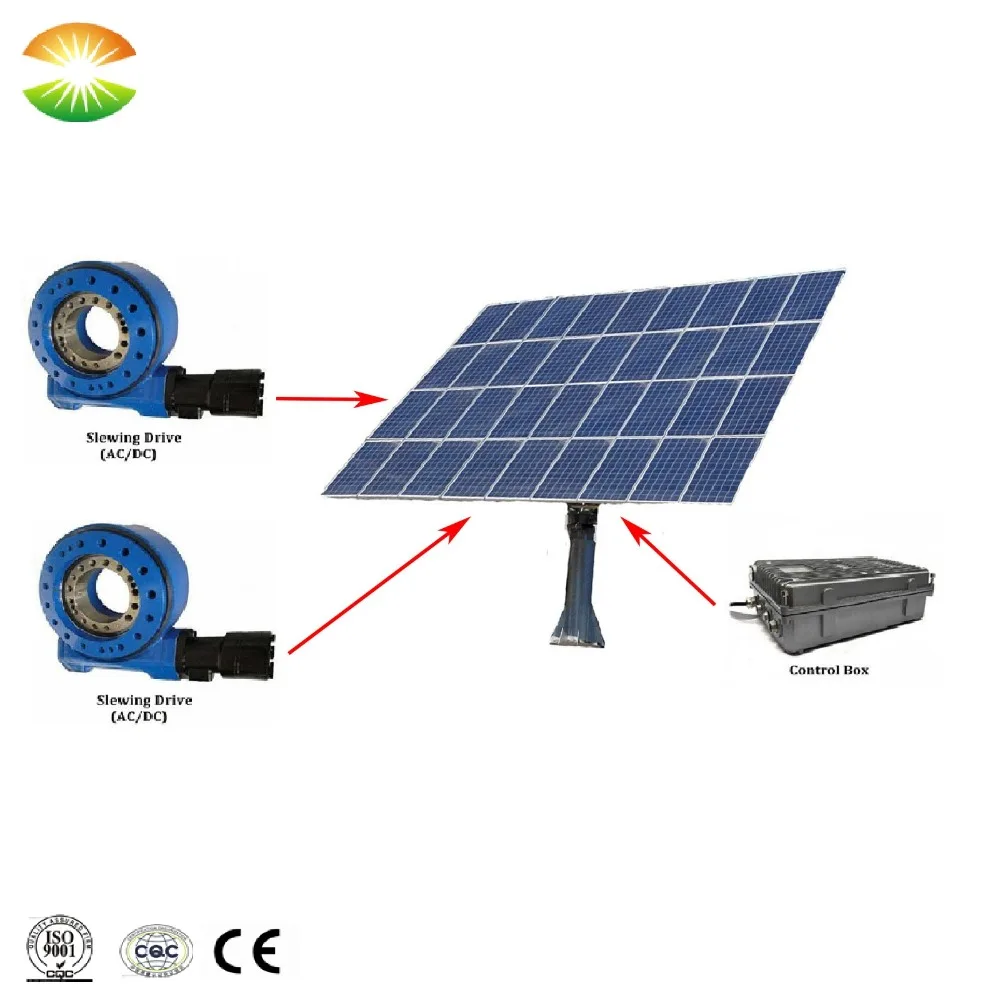 
10KW dual axis solar panels tracking system 