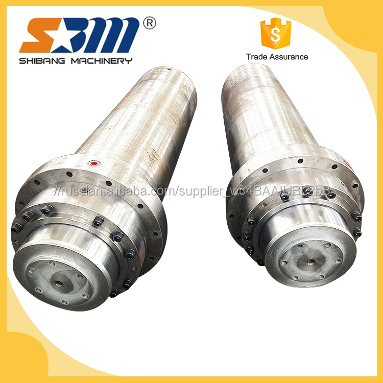 Передним фланцем плунжерного типа масляный гидравлический цилиндр для пресс