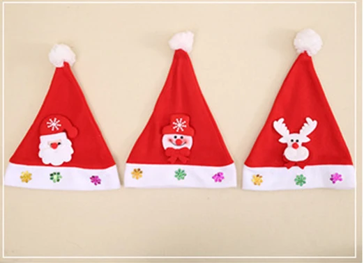 2020 рождественские украшения gorro navidad мягкие Снеговики светодиодные фетровые на заказ светящиеся рождественские шапки Санта-Клаус для взрослых