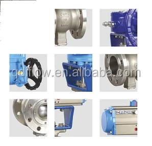 Flanged segment ball valve