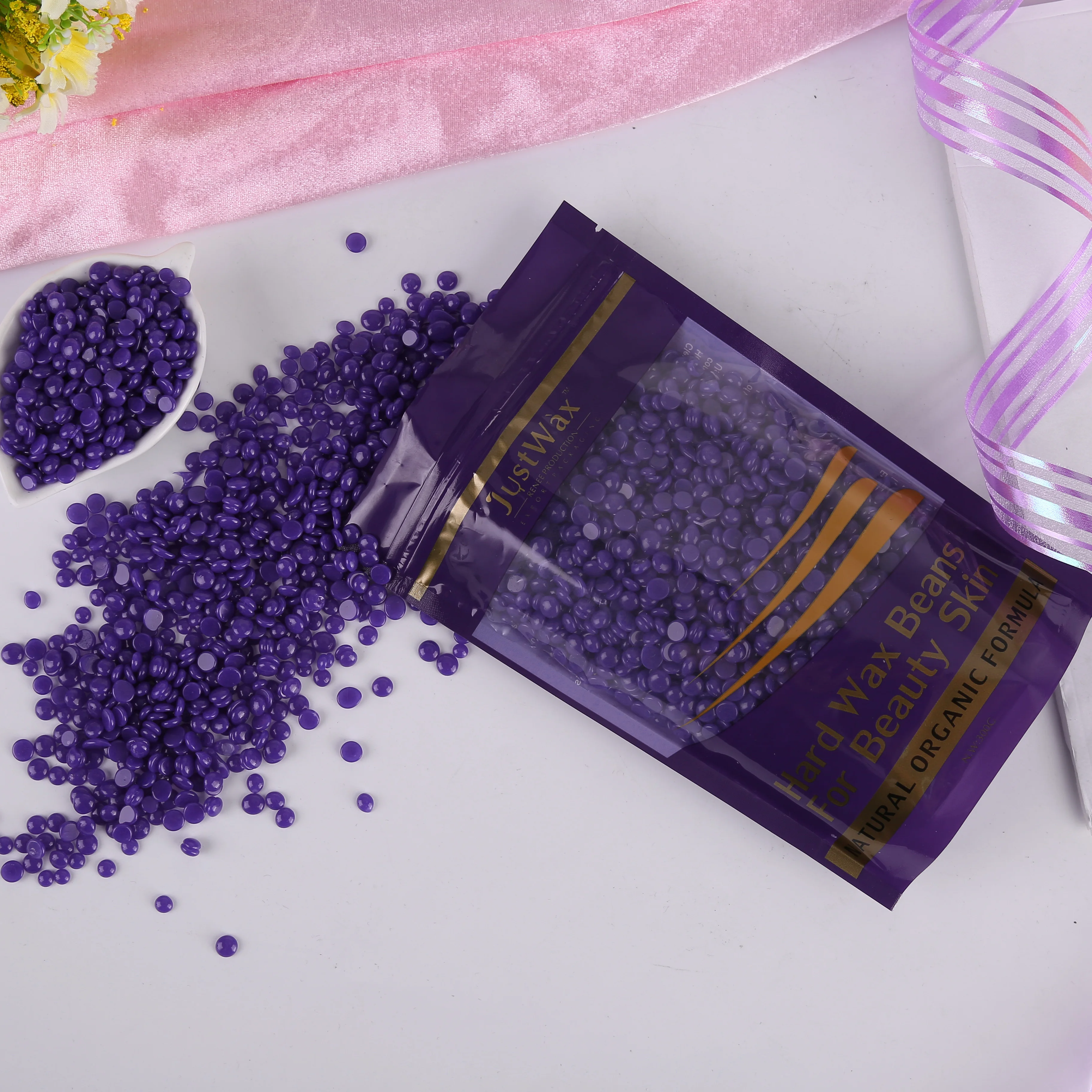 
JustWax hair removal wax 300g depilatory hot hard wax beans 