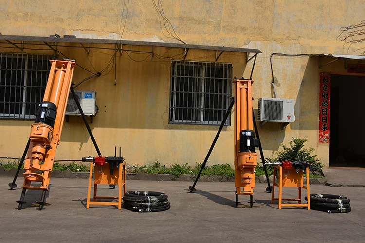Portable Electric DTH Water Drilling Rig For Rock And Soil For Electric Circuit