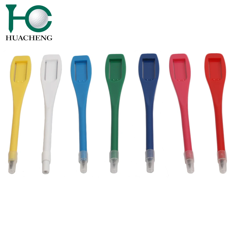 
custom promotional high quality plastic golf pencil with cap 