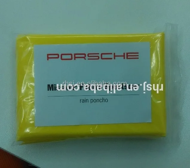 
Customized promo emergency poncho with LOGO 