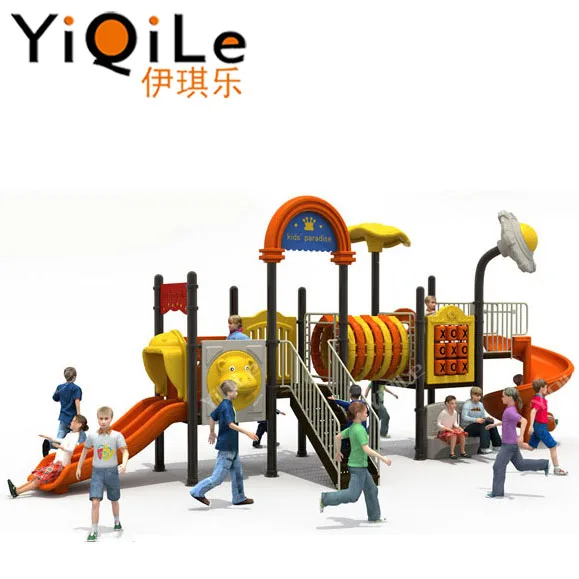 Hot Sale Amusement Park Items Used Plastic Playground Slide Outdoor Playground Children