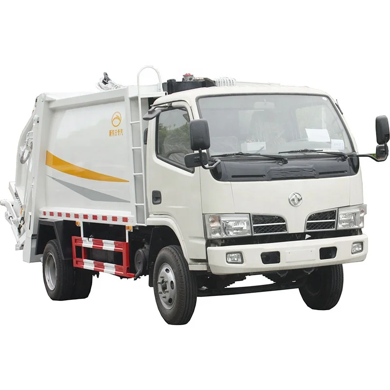 Dongfeng 4*2 5-6 куб. М подвесной ковшовый уплотнитель мусоровоз для продажи в Дубае