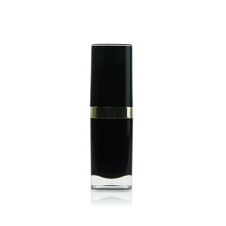 Luxury Heavy Square Shape double wall acrylic  Cosmetic Bottle for lotion skincare  SF 15/30/60/120ml