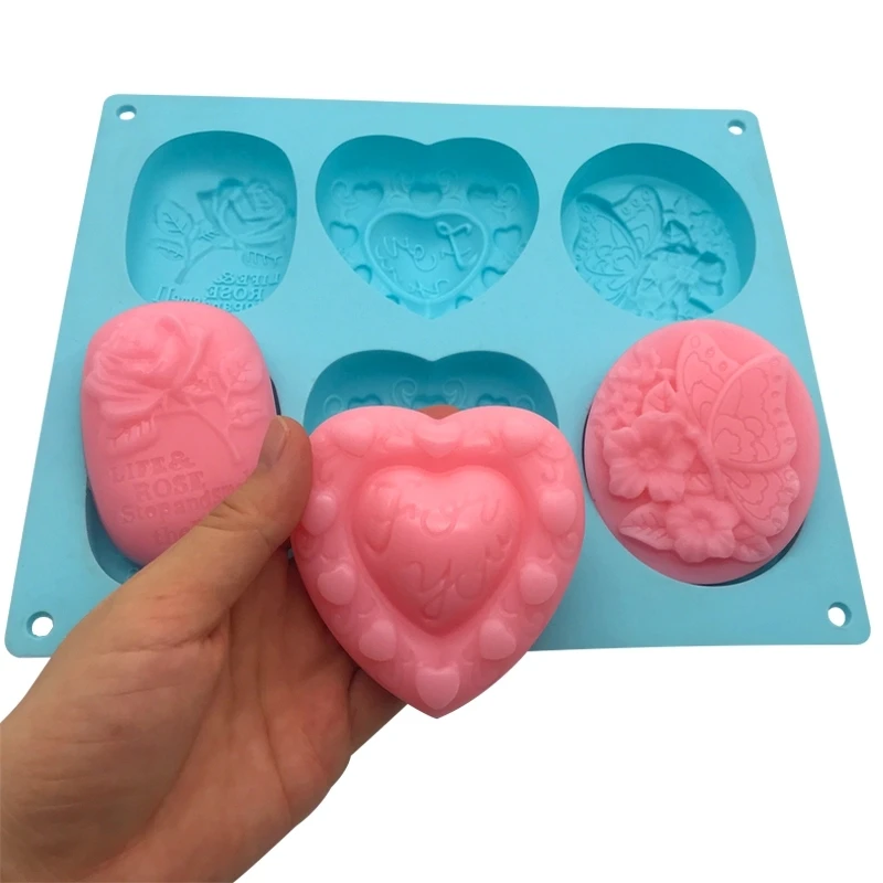 New Arrived  DIY  Homemade Silicone Soap Molds