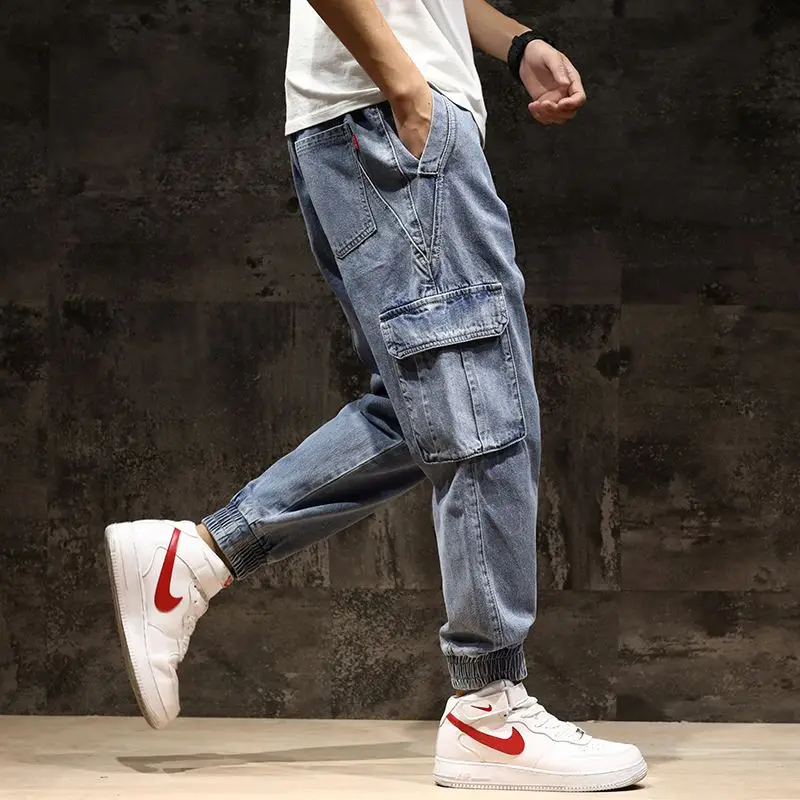 2022 Manufacture factory Smart Casual skinny jeans patterns men Mid weight