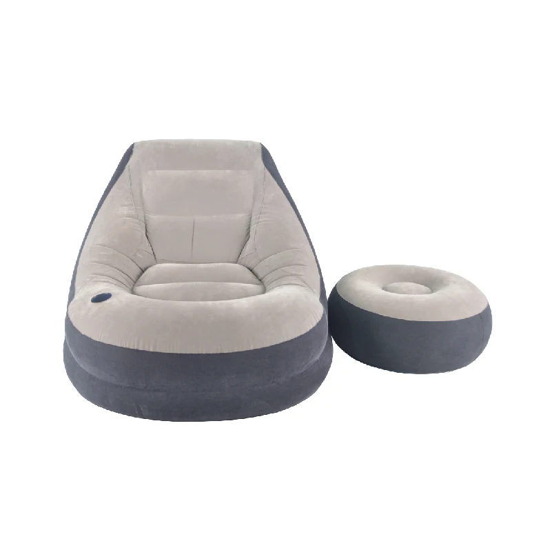 modern furniture flocking relax sofa set lounger air sofa inflatable sofa for sale