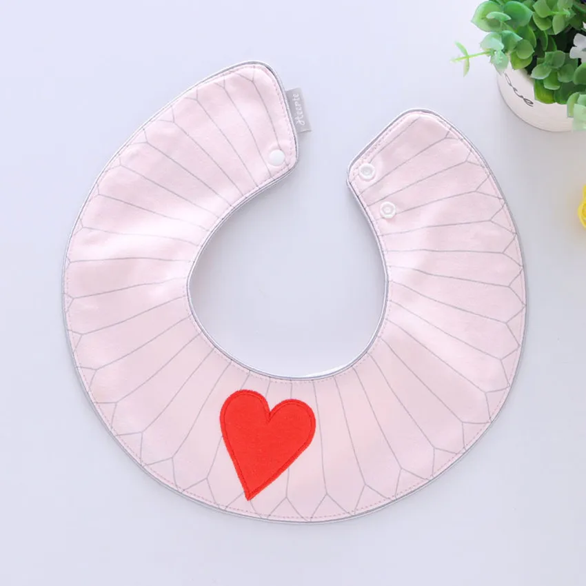 
New Baby circular Rotating Bib Four Playing Cards Patterns Saliva Towel Super Absorbent Baby Cloth Cotton baby Bib Eating Pocket 
