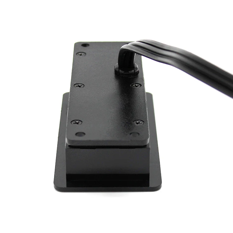 Furniture Intelligent Power 2 Grounded Outlets 2.1A USB Port 10 Inch Plug Cord Black Color