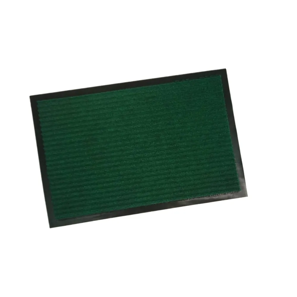 Best качество ПВХ назад полиэстер двойной полосатый двери Коврики для дома 60*90 см