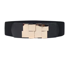 Amazing Fashion Lady Waistband Women Waist Belt Wide Stretch Elastic Wide Belt Dress Accessories 4Colors